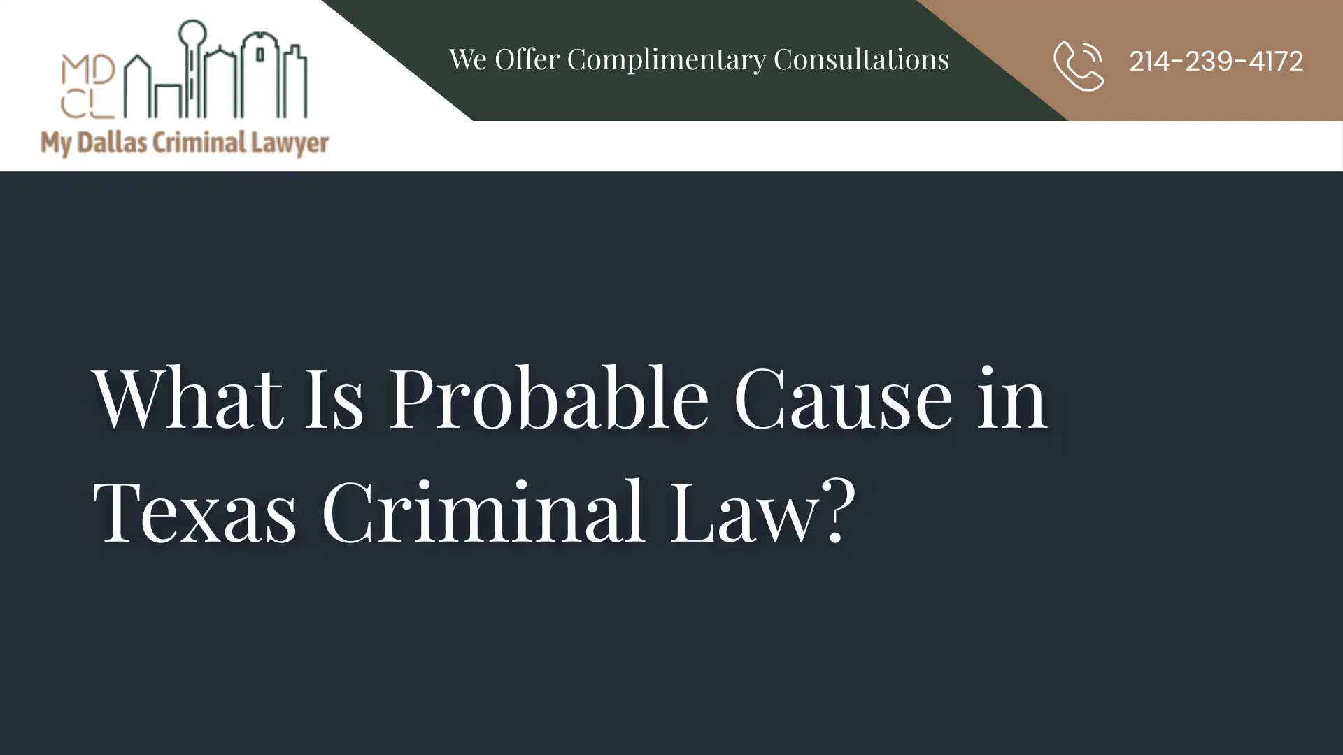 What Is Probable Cause in Texas Criminal Law